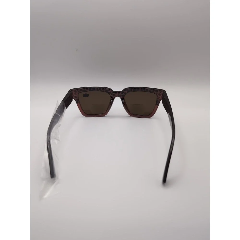 BIFOCAL Women Big Lens Brown Tint Reading‎ SunGlasses  Outdoor Readers +1.25